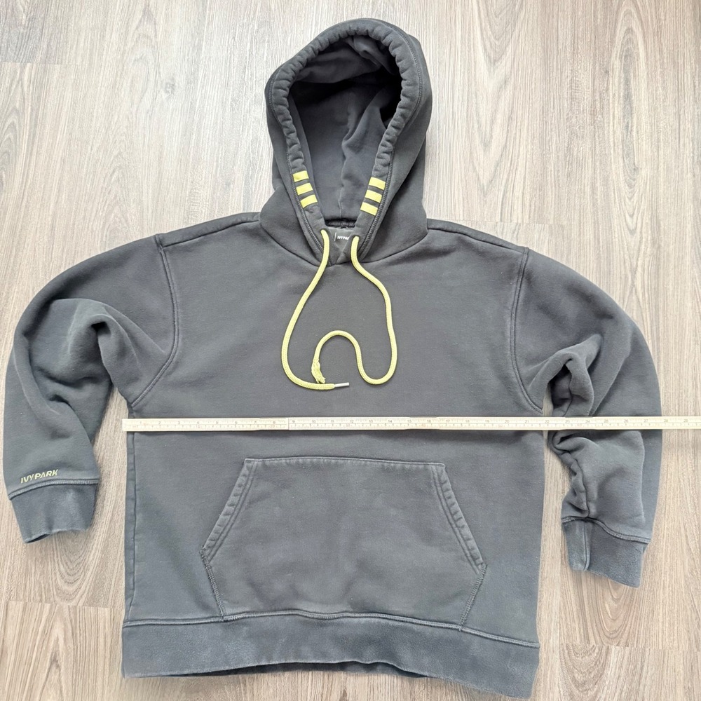 Adidas x Ivy Park x Peloton Hoodie Sweatshirt Mens Small Black Pullover - Picture 8 of 13